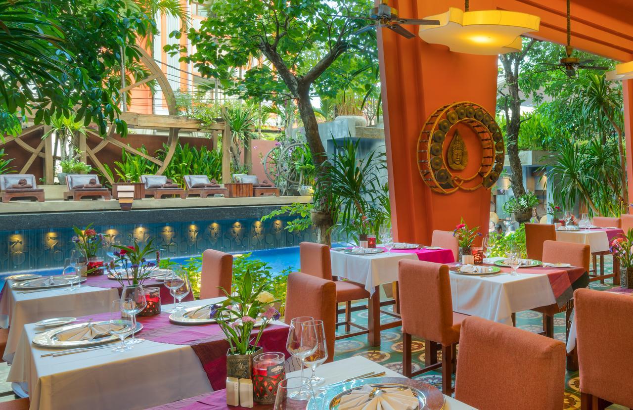 Golden Temple Residence Siem Reap Exterior foto The restaurant