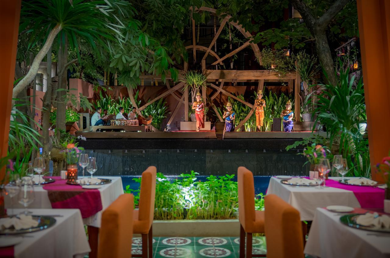 Golden Temple Residence Siem Reap Exterior foto The restaurant's interior